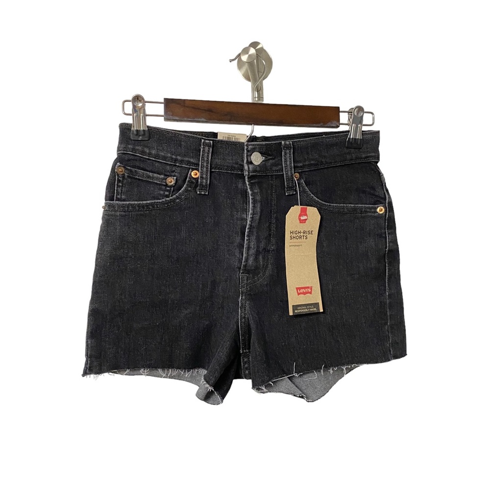 Black Women's Denim Cutoff Shorts